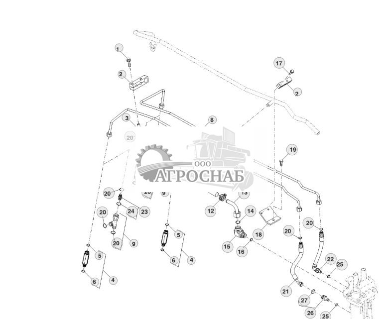 Трубопроводы тормозного клапана - ST121919 593.jpg
